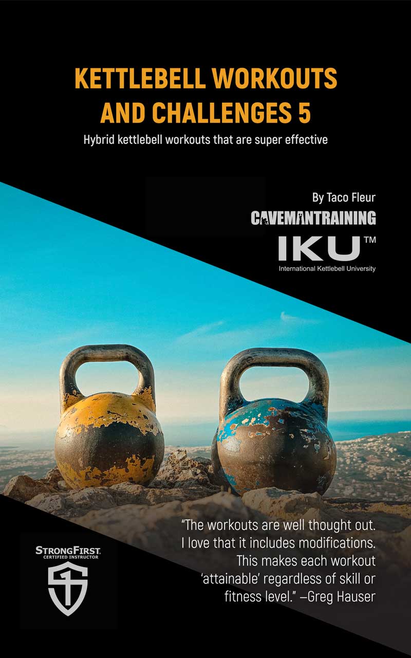 Kettlebell Workouts and Challenges book cover by Taco Fleur